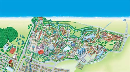 Europa Park small map